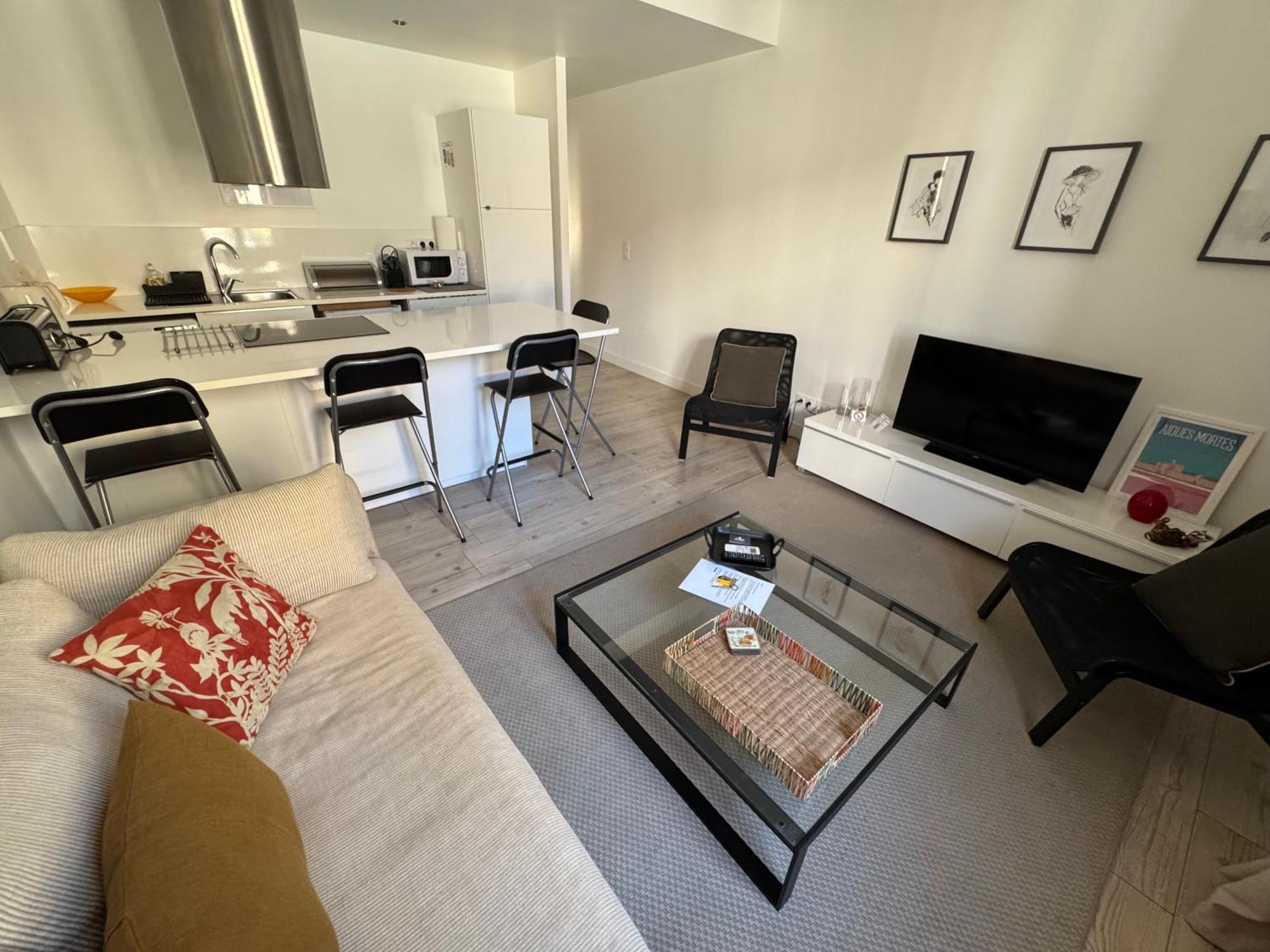 Bel Appartement Terrasse 4 Étoiles Intra Muros Aigues-Mortes Exterior foto